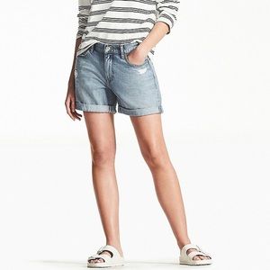 NWT: Uniqlo denim boyfriend shorts